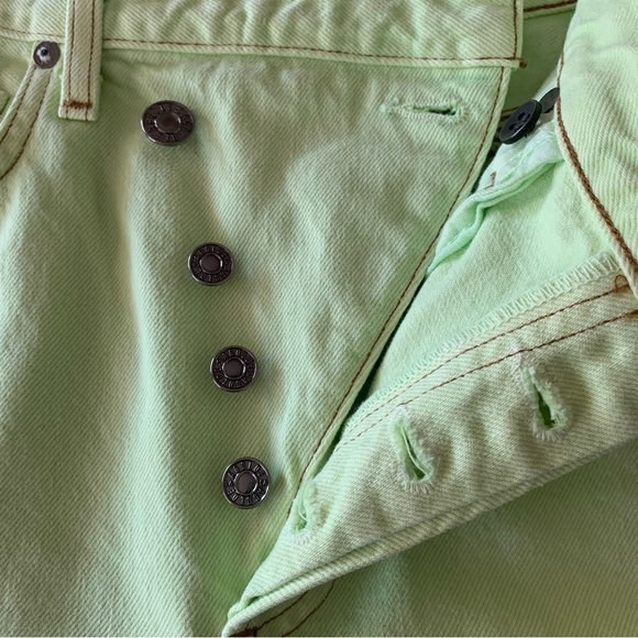 Agolde Criss Cross Straight Jeans Parakeet - Picture 5 of 15